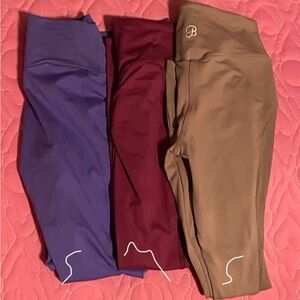 Bombshell sportswear Colorful Leggings Set. Random lot. Tops. Bottoms.